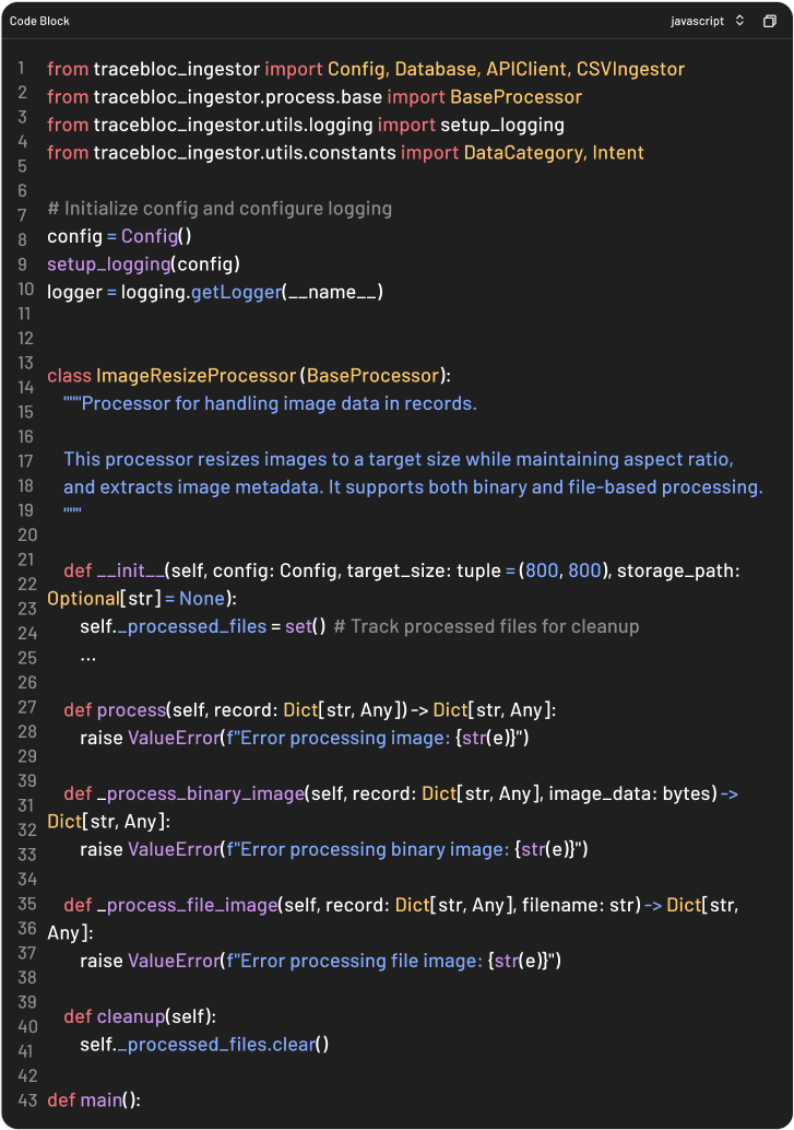 Step 2: Ingest training and test data